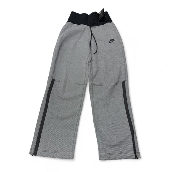 Nike Sportswear Tech Fleece Sweatpants Womens Small NWT Gray‎ Black Pants - Picture 1 of 15